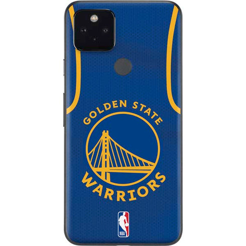 NBA Golden State Warriors Jersey Google Pixel 5a Skin